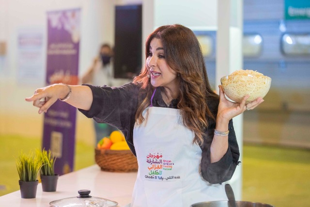 Celebrated TV chef Ghada El Tally whips up a delicious one-pot Spaghetti Bolognese at SCRF 2021