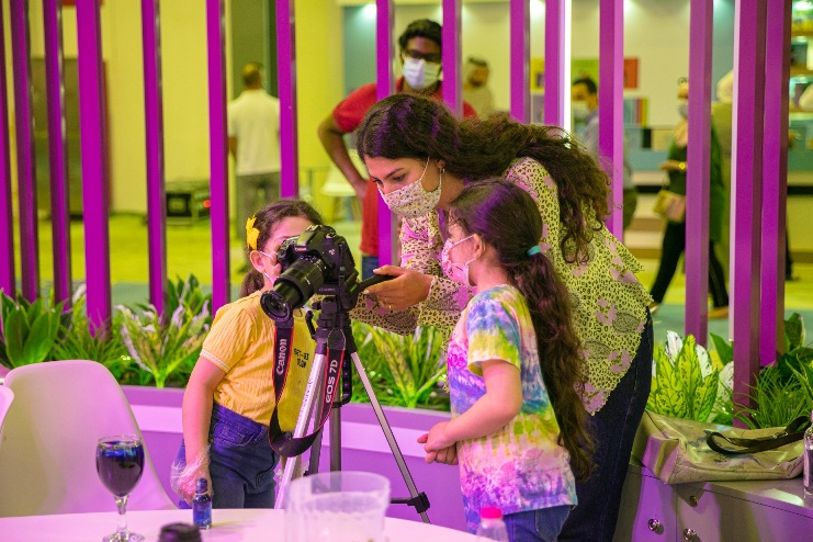 Children enjoying unrestricted freedom to indulge their curiosity at SCRF 2021