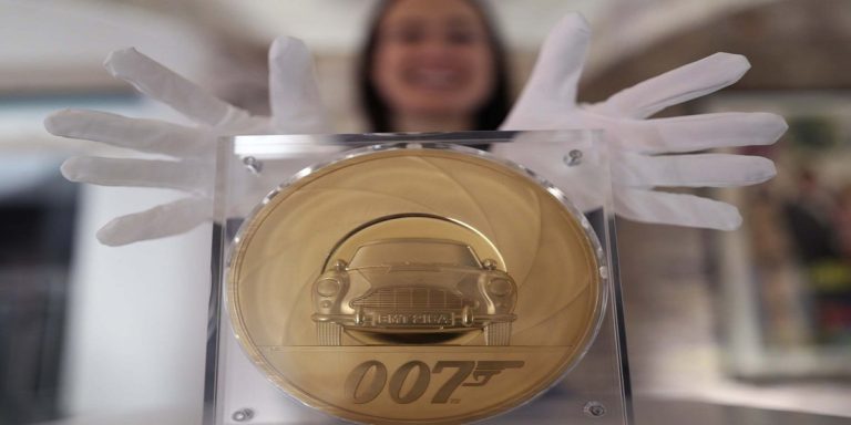 Prize of the raffle will be a James bond coin worth £175k