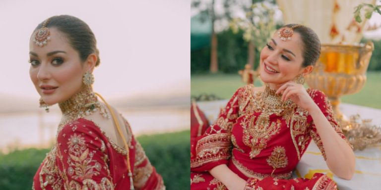 Hania Aamir looks delicately ethereal in her recent bridal shoot