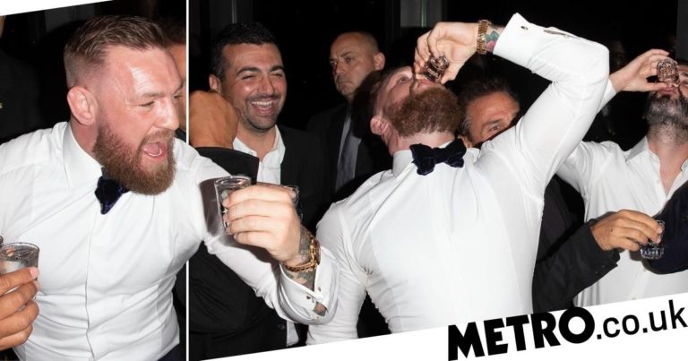 Conor McGregor downs shots at Hollywood party after red carpet tussle