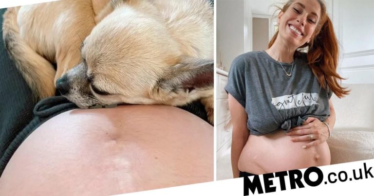 Stacey Solomon updates fans as she though baby ‘would be here by now’