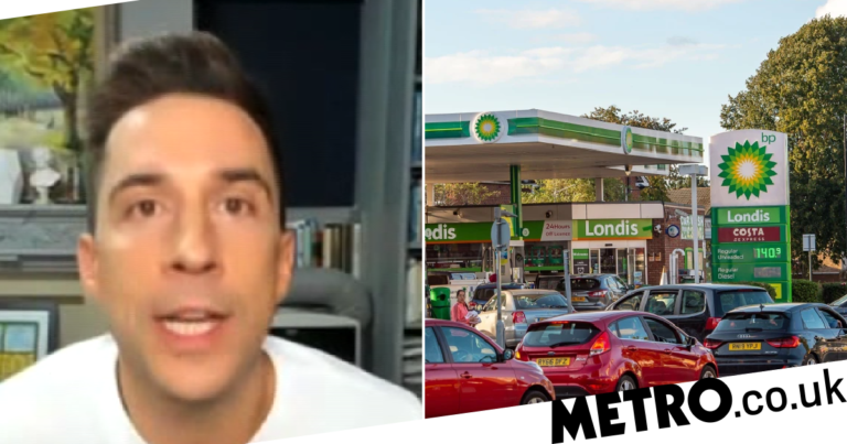 Russell Kane slams fuel panic-buyers on GMB as army put on standby