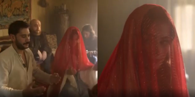 Esra Bilgic ties knot with co-star Ugur Gunes in latest trailer of ‘Kanunsuz Topraklar’