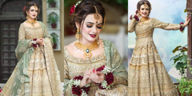 Sumbul Iqbal in this regal bridal outfit will brighten up your day