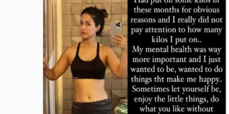 Hina Khan opens up on her recent weight gain