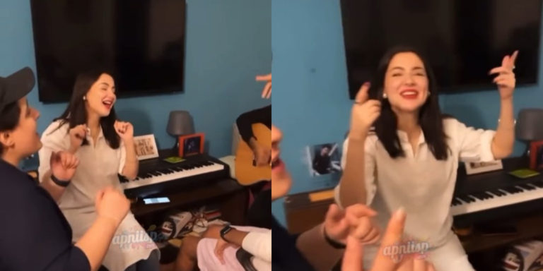 Hania jamming video with her friends becomes her top trending in criticism