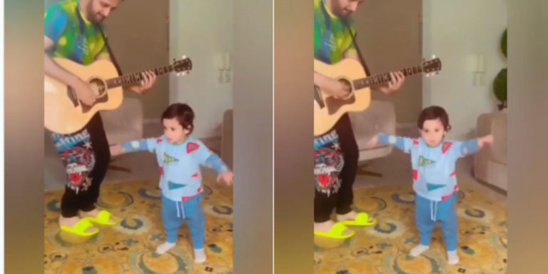 Atif Aslam’s Son adorably groves on his Father’s tunes, watch video