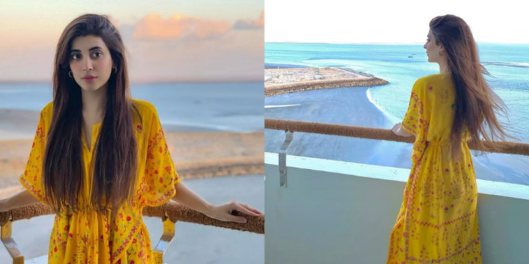 Urwa Hocane dazzles her beauty with the natural background her balcony