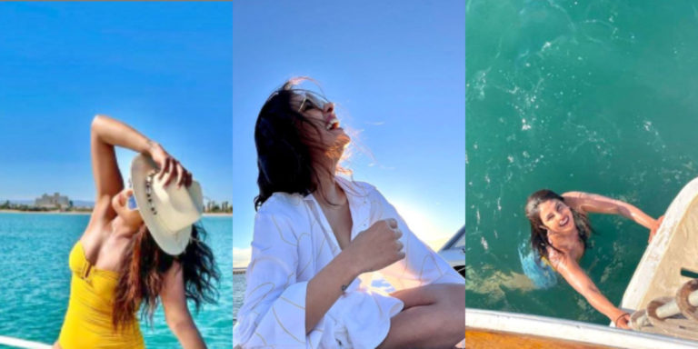 Priyanka Chopra enjoying sunny weather on a Yacht, see photos