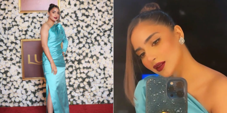 Saboor Aly wowed everyone with her super chic look at LSA 2021