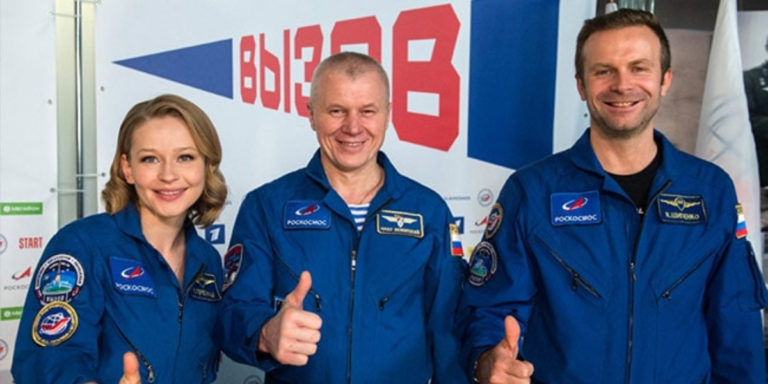 Russian film crew says shooting in space a ‘huge challenge’