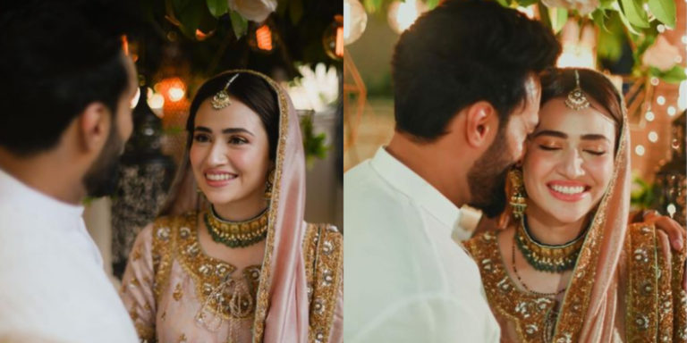 Sana Javed, Umair Jaswal celebrates 1st wedding anniversary