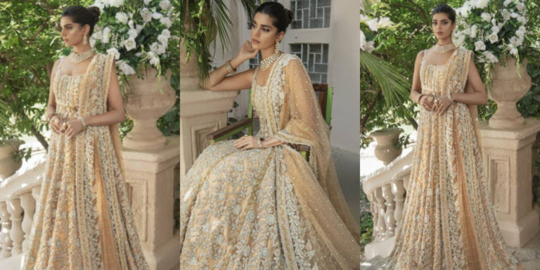 Sanam Saeed in a festive outfit looks like a fantasy come alive