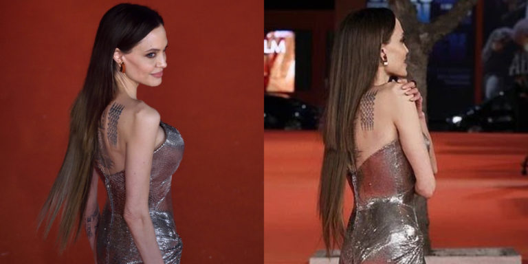 Angelina Jolie’s hair extensions fail becomes the talk of the town