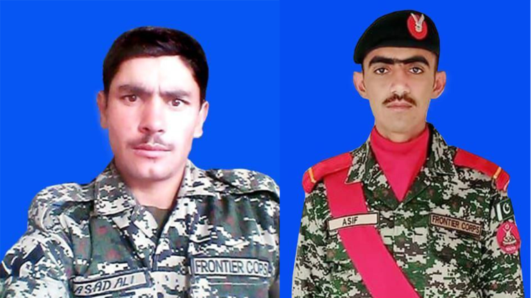 Two soldiers martyred as army thwarts terrorists attempt to cross into Pakistan