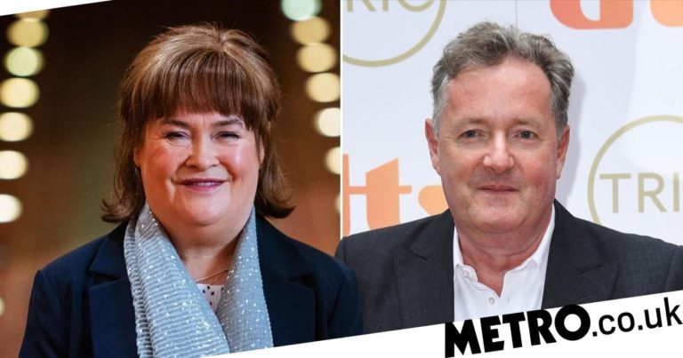 Susan Boyle no longer has a crush on Piers Morgan