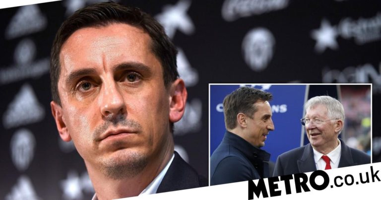 Gary Neville uses this photo to ground himself after Ferguson advice