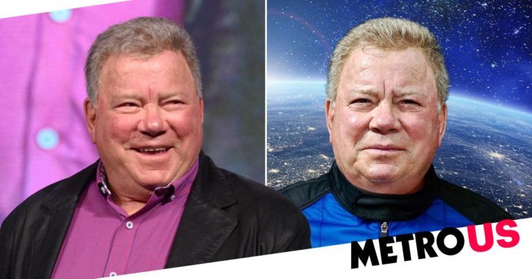 How old is William Shatner and when is he going to space?