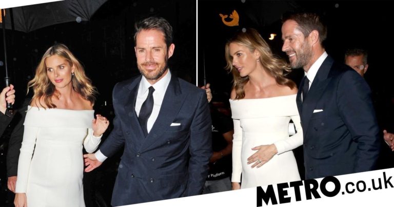 Beaming Jamie Redknapp and Frida Andersson hit up Scott’s after ‘wedding’