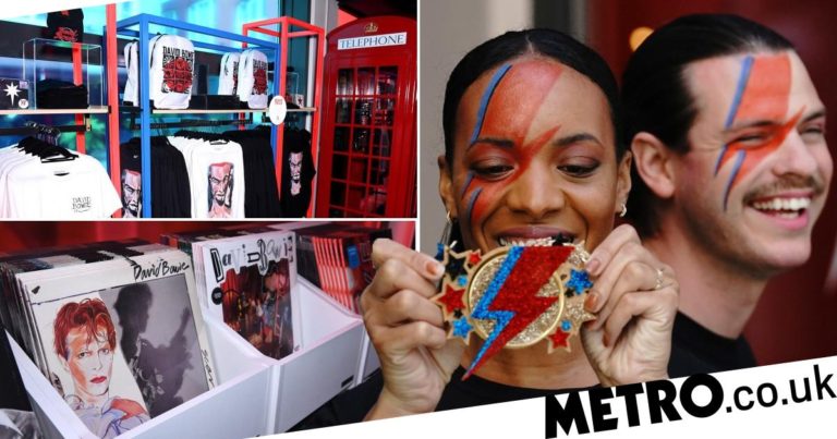 David Bowie pop-up shop opens in London for late star’s 75th birthday