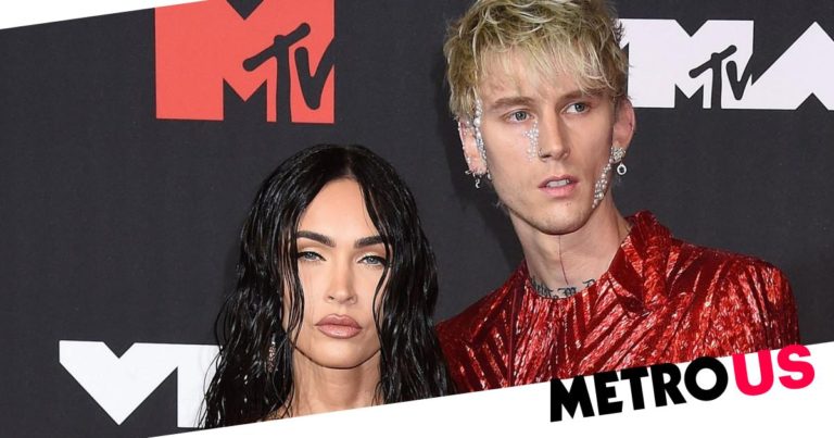 Machine Gun Kelly makes out with Megan Fox in audience during LA show