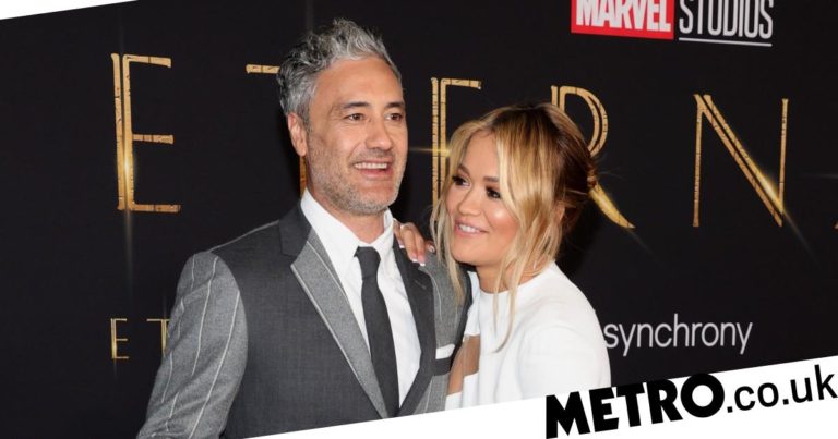 Rita Ora and Taika Waititi put on loved-up display at Eternals premiere