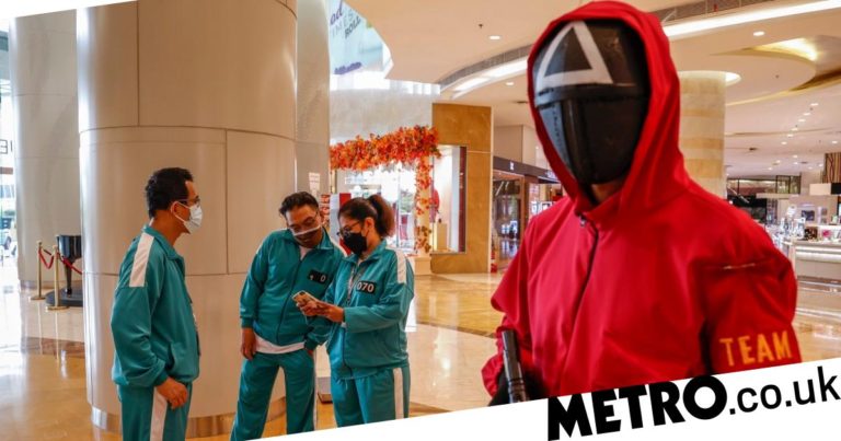 Mall security guards ‘terrorise customers’ in Squid Game costumes