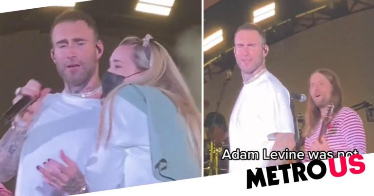 Adam Levine responds to backlash over reaction after fan grabbed him