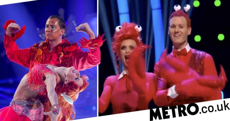 Strictly 2021: Dan Walker’s lobster costume is just like Scott Mills’