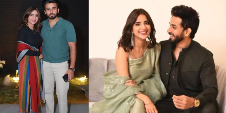 Ali Ansari, Saboor Aly serve major couple-goals in this recent click