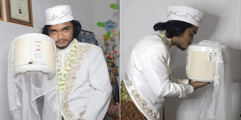 Man from Indonesia marries a rice cooker and divorce it in 4 days