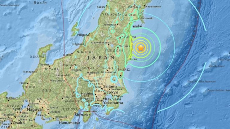 6.0-magnitude quake strikes off Japan’s Iwate Prefecture