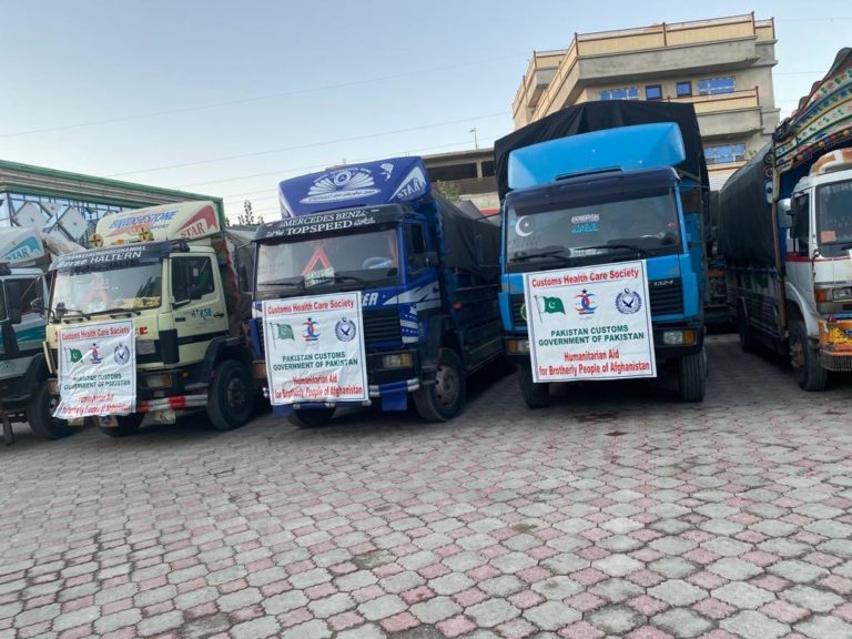 Pakistan donates 16 truckloads more of relief goods to Afghanistan