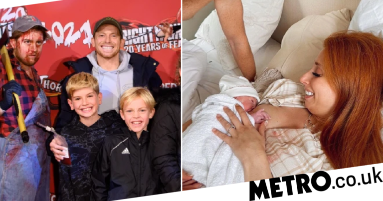 Joe Swash takes step-sons out to Thorpe Park’s Fright Nights launch