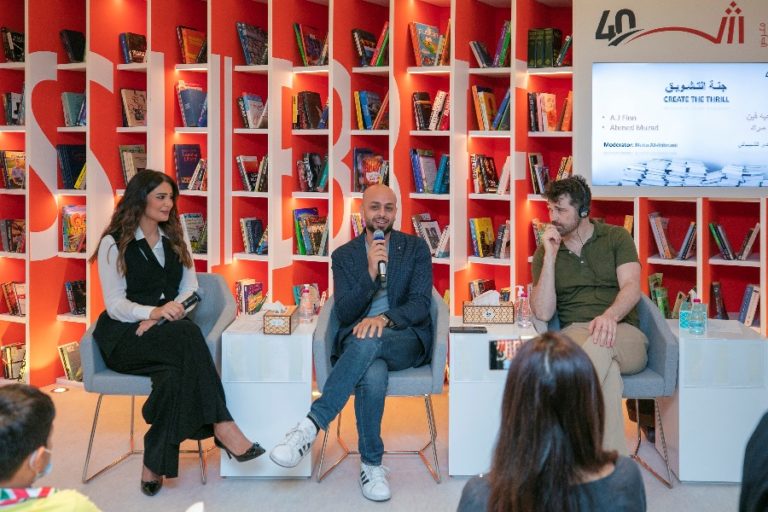 Ahmed Murad and A. J.Finn reveal their secrets to writing a successful thriller at SIBF 2021 session