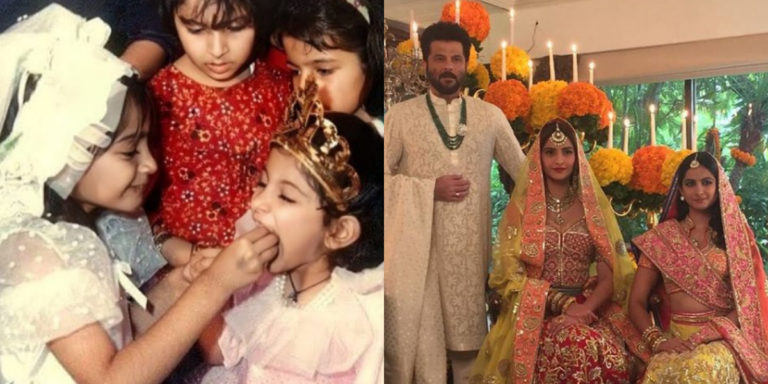 Anil Kapoor pulls up old childhood photos of Rhea and Sonam Kapoor