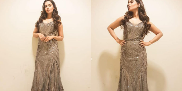 Amar Khan eternal looks in sleeveless embellished attire