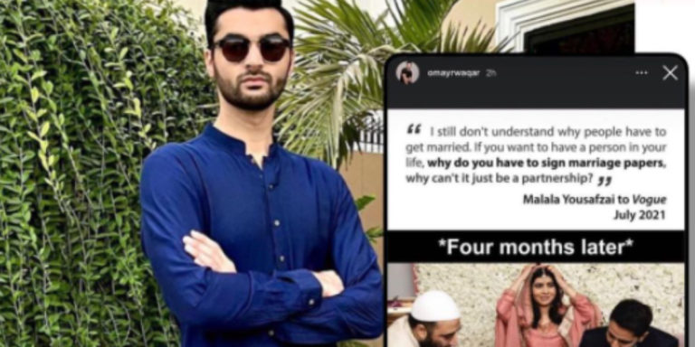 MUA Omayr Waqar shares Malala’s Anti-Marriage statement