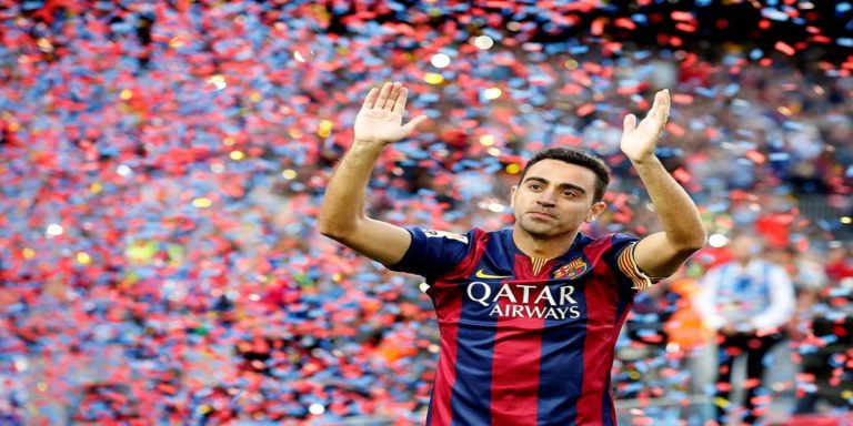 Xavi unveiled as Barcelona coach to fans at Camp Nou