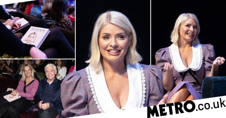 Phillip Schofield supports Holly Willoughby at book launch event