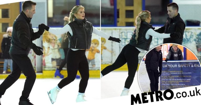 Dancing On Ice 2022: Liberty Poole tumbles but keeps smiling like a pro