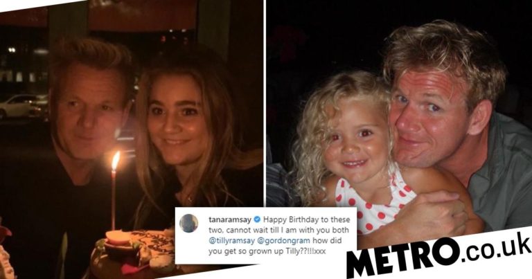 Gordon and Tilly Ramsay’s joint birthday marked with throwback snaps