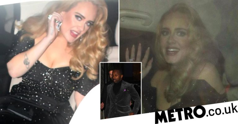 Adele all smiles as leaving ITV concert special with boyfriend Rich Paul