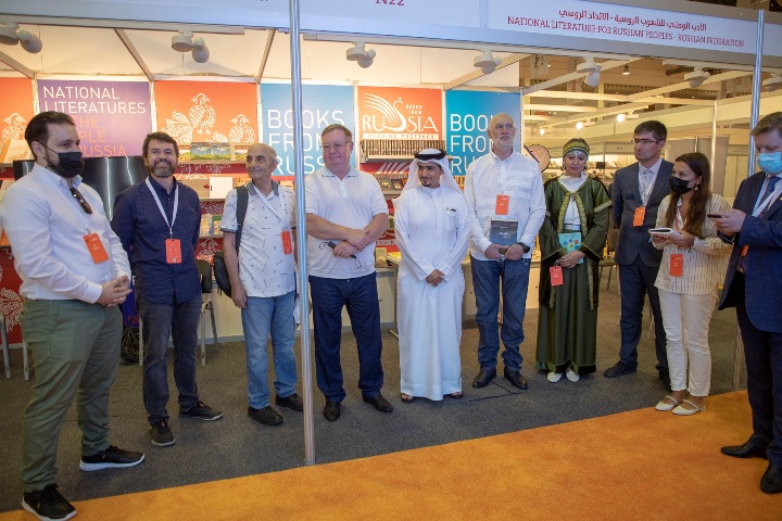 Russian officials laud Sharjah’s cultural leadership during a visit to SIBF 2021