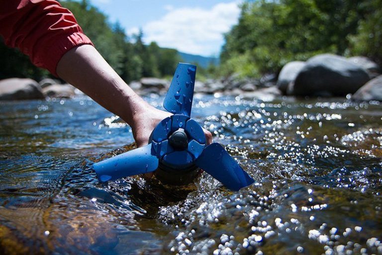 A Portable Hydropower Generator for Hikers