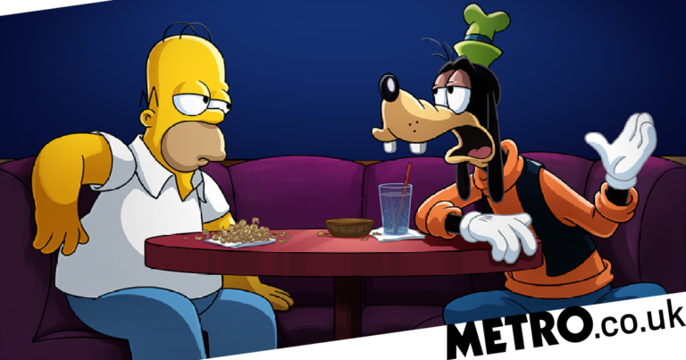 The Simpsons first look at crossover with classic Disney characters