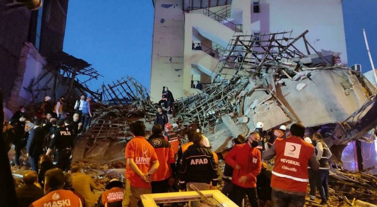 At least 20 missing in Turkey building collapse