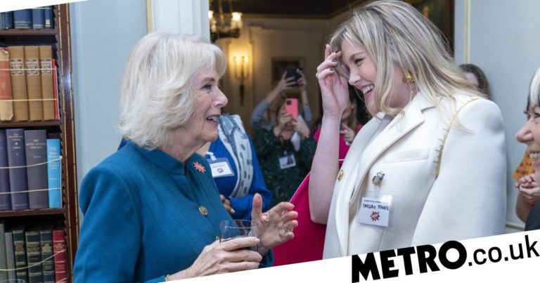 Camilla all smiles as she meets alter-ego actress from The Crown