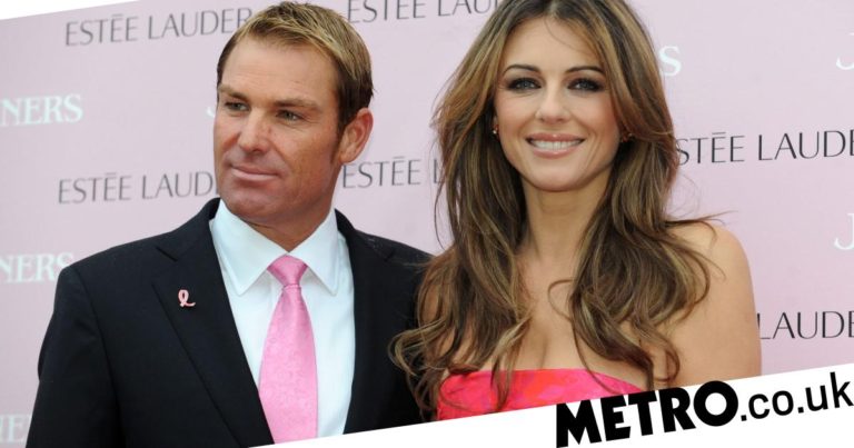 Liz Hurley shares ‘heartache’ as she misses Shane Warne funeral